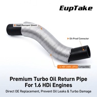 Turbocharger Oil Return Pipe Hose For Peugeot 206 207 307 308 407 1.6 HDi DV6TED4 Replacement Part E