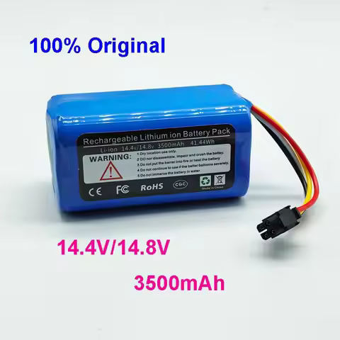 New 14.4v 3500mAh Battery For Midea Robot Vacuum i5 Young i9 EYE M3 M3J K30 M7 i50Pro High Performan