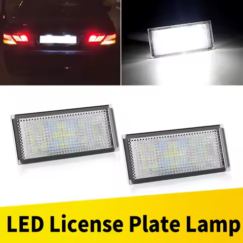 2PCS LED Number License Plate Light Lamp For BMW 7-Series E65 E66 730i 735i 740i 740d 745i 750i 2006
