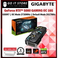 GIGABYTE GEFORCE RTX 5080 GAMING OC 16G GDDR7 256BIT GRAPHICS CARD