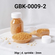 GBK-0009-2 Sprinkles sprinkle sprinkel 30gr 30 gram mutiara emas