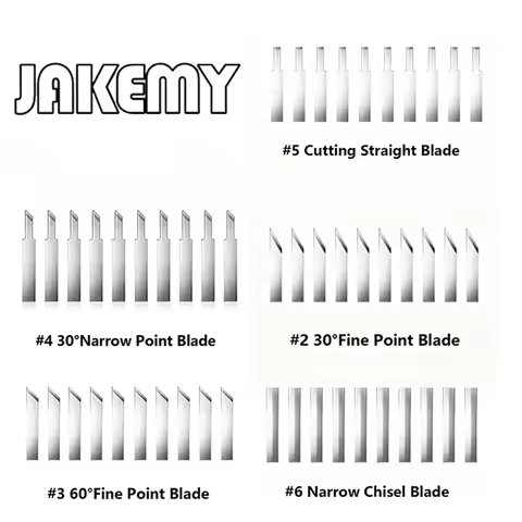 JAKEMY Replacement Blades for JM Y10 PRO Ultrasonic Cutter Industrial Knife Changeable Blades Spare 
