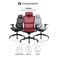 [VISIONSWIPE™] Gemini Office Chair - Home Office / Chair / Study Chair / WFH / Recline 125° / Office