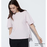KATUN AIRISM COTTON UNIQLO T-SHIRT CREW NECK SHORT SLEEVE WOMEN'S TSHIRT UNIQLO WOMEN'S T-SHIRT