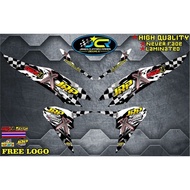 Honda Click 125i Stock decals stickers