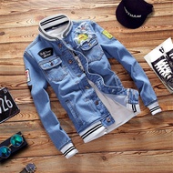 Man Denim Jacket Slim Handsome Jean Jacket