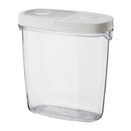 IK Jar 365 Dry food jar with lid, transparent, white 1.3 Lt
