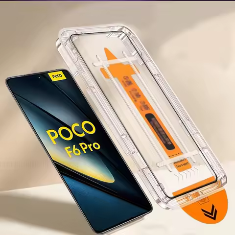 4/3/2/1Pcs For Poco F6 Pro Glass Xiaomi Poco F6 Tempered Glass 9H HD Full Cover Glue Dust Free Scree