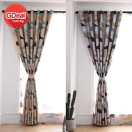 GDeal Bedroom Living Room Full Shading Curtains Blackout Window Insulation Curtain Langsir (120cm x 