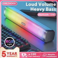 Soundbar RGB TV Speaker Wireless Bluetooth Sound bar Speaker for TV Pc Laptop Gaming Surround Audio
