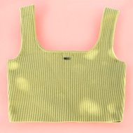 Women's blue crop top brand Ghanda