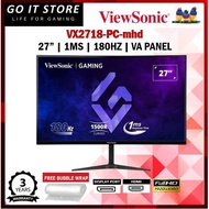 VIEWSONIC VX2718-PC-MHD 27" (27", VA, FHD, 165Hz, 1Ms) CURVED GAMING MONITOR