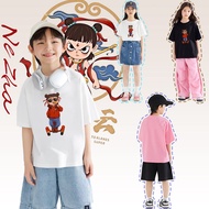 “Nezha 2”  TSHIRT THE Animated movies Ne Zha tshirt printed for kids unisex boys and girls 100-150cm