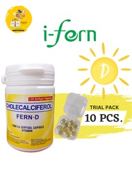 Fern D Vitamin D 10's Softgels Trial Pack Affordable Vitamins BEST SELLING IFERN PRODUCTS