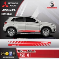 👍👍 MITSUBISHI ASX CAR BODY STICKER SET ASX-01