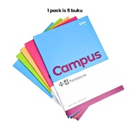 SIDU Campus Notebook 42 Sheets Campus Book, Boxy Korean (1 Pack 5 Books)