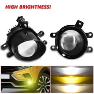 EKLEVA ไฟตัดหมอก LED 3 Hyperboloidไฟตัดหมอก LED 55W HID เลนส์โปรเจ็คเตอร์ LED ไฟสูง + ต่ำไฟตัดหมอกพิ