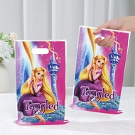 10-50pcs rapunzel rolled up Handbag Candy Bags Gift Bag Tangled Birthday Party Decoration Kids  Birt