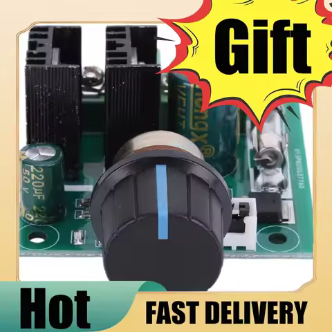 9V-50V 10A PWM DC Motor Speed Control Regulator Stepless Motor Speed Controller High Efficiency Volt