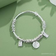 Girlfriend New Chinese Style National Trendy 9999 Bracelet Solid Gift Sterling Silver Girlfriend Sil