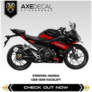 Striping Cbr 150 R Facelift Livery Ducati Lenovo / Stiker Motor Honda Cbr 150 R