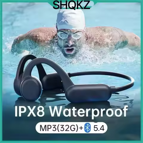 for shokz Bone Conduction Earphone IPX8 Swimming Bone Conduction Headphone with Microphone 32GB MP3 
