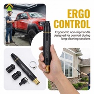 [XFD]  High Pressure Water   4 in  Car Wash Hose Nozzle Adjustable Jet for Cleaning Cars Bikes and P
