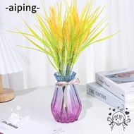 AIPING 2Pcs Ear of Wheat  Wedding Decoration Home Decor Golden Wheat Grass Fake Flowers
