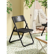 Foldable Plastic Chair Space Saving Folding Stool Waterproof Designer Dining Chair Portable Small Ch