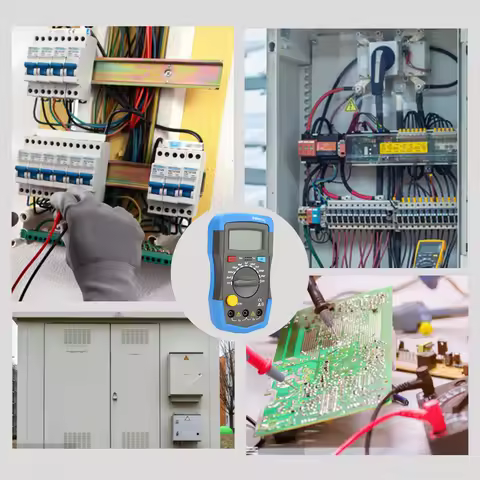 DM6013L Digital Electronic Capacitance Tester High Precision 200pF~20mF Capacimeter 1999 Counts Meas