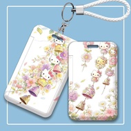 Kitty Cat Wind Chime Card Holder Campus Card School Card Meal Card Holder Access Control Card Work C