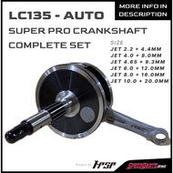 LC135-AUTO HPSP SUPER PRO CRANKSHAFT COMP.SET JET 2MM / JET 4MM / JET 4.65MM / JET 6MM / JET 8MM / J
