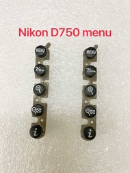 NIKON Nikon D750 D750 Rear Menu Button Bar Rear Shell Menu Button Brand New