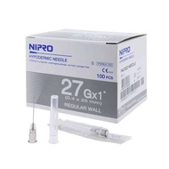 เข็มเบอร์ 18 - 30 กระบอกฉีดยา นิโปร(Nipro) 1 กล่องบรรจุ 100 ชิ้น