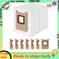 For  E25 Omni/E28 Omni 8Pcs Dust Bag Replacement Parts for Robot Vacuum Cleaners