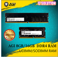 AGI RAM 8GB /16GB / 3200MHz SODIMM / UDIMM Memory Laptop / Desktop PC RAM