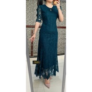 DF1 Luxury pearl lace Set, long skirt suit