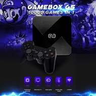 2021 NEW Android TV box + GAME BOX G5 2in1 4K HD Game Console 10000 Retro Classic Game TV Box + Dual