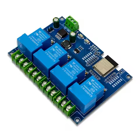 4 Channel Relay Module 30A DC7-28/5V WIFI Bluetooth Relay Module ESP32-WROOM Development Board
