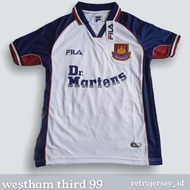 Westham Away 99 Retro Jersey