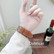 Luxury Leather iWatch Band for iWatch SE S7 S8 Ultra Strap Stitch Color iWatch STRAP