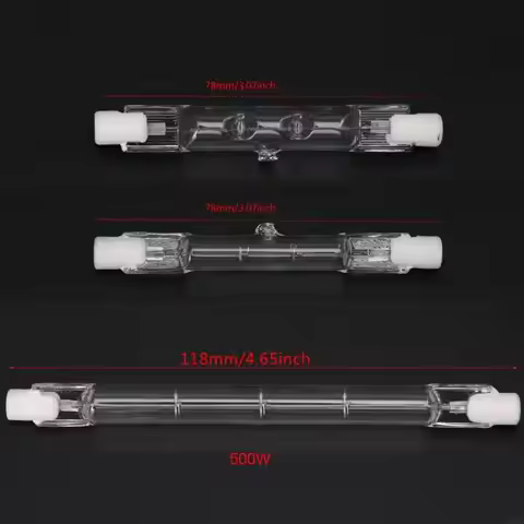 R7s Halogen Bulb 78mm 150W Dimmable 220-240V Energy Saving Warm White Linear Bulbs Floodlights Light