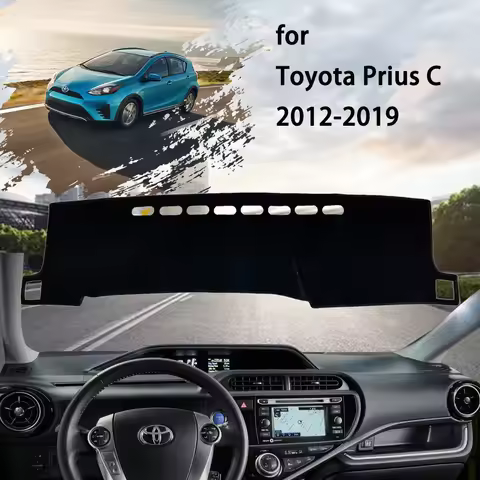 Car Dashboard Cover Dashmat Nonslip Cushion Sunshade Pad for Toyota Prius C Aqua NHP10 2012 2013 201