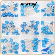 MURRAY 180PCS High Voltage Capacitors, 100PF-10000PF 15 Value Capacitors Assortment Kit, Blue 1kV DI