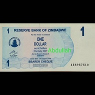 Uang Asing Zimbabwe 1 Dollar 2006