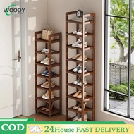 Bamboo Shoe Rack Standing Multilayer Shoe Shelf Wooden Shoe Rack Bamboo Shoe Shelves Organizer