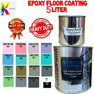 Epoxy Floor Paint / Cat EPoxy Lantai 5Liter Heavy DUty
