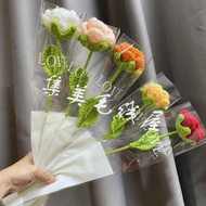 teachers day gift set teachers day gift teachers day gift customised Finished Crochet Rose Yarn Bouq