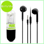 ✈ ▽ ۞ ♻ BAVIN HX820 universal earphone 3D stereo sound Tube headset inear with microphone Universal