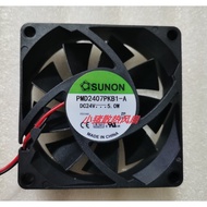 PMD2407PKB1-A Original Building Accurate SUNON 7020 24V 5.0 W 7CM Frequency Converter Cooling Fan